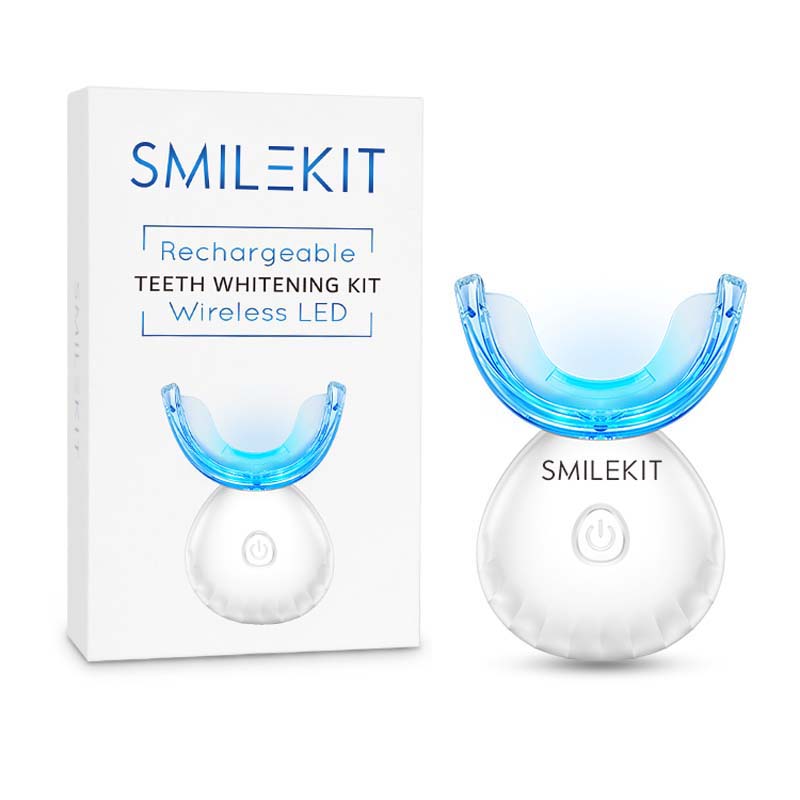 Teeth Whitening Bleaching Kit - Rechargeable Whitening Kit Dental Instrument Set