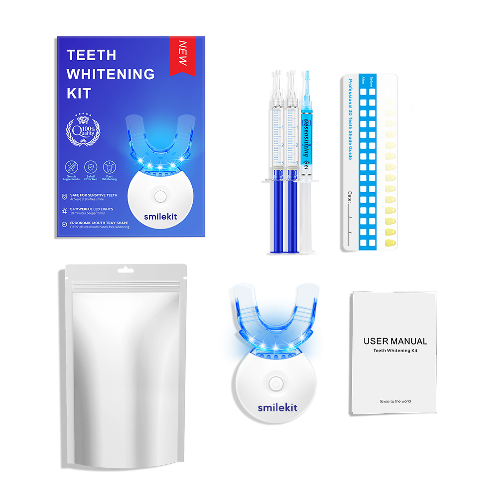 Teeth Whitening Kit - 5X LED L - Teeth Whitening Kit With Light 评论和价格