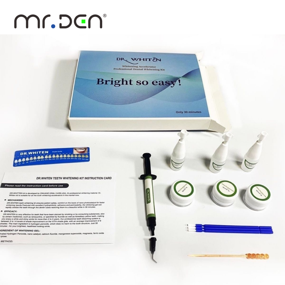 Dr. Whiten 3 Pack Teeth Whiten - Teeth Whitening Kit With Light 评论和价格