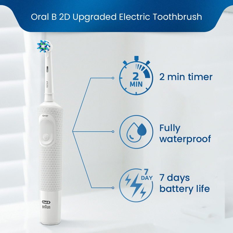 Oral B D100 2D Vitality Electr - Teeth Whitening Or Tooth Whitening 评论和价格