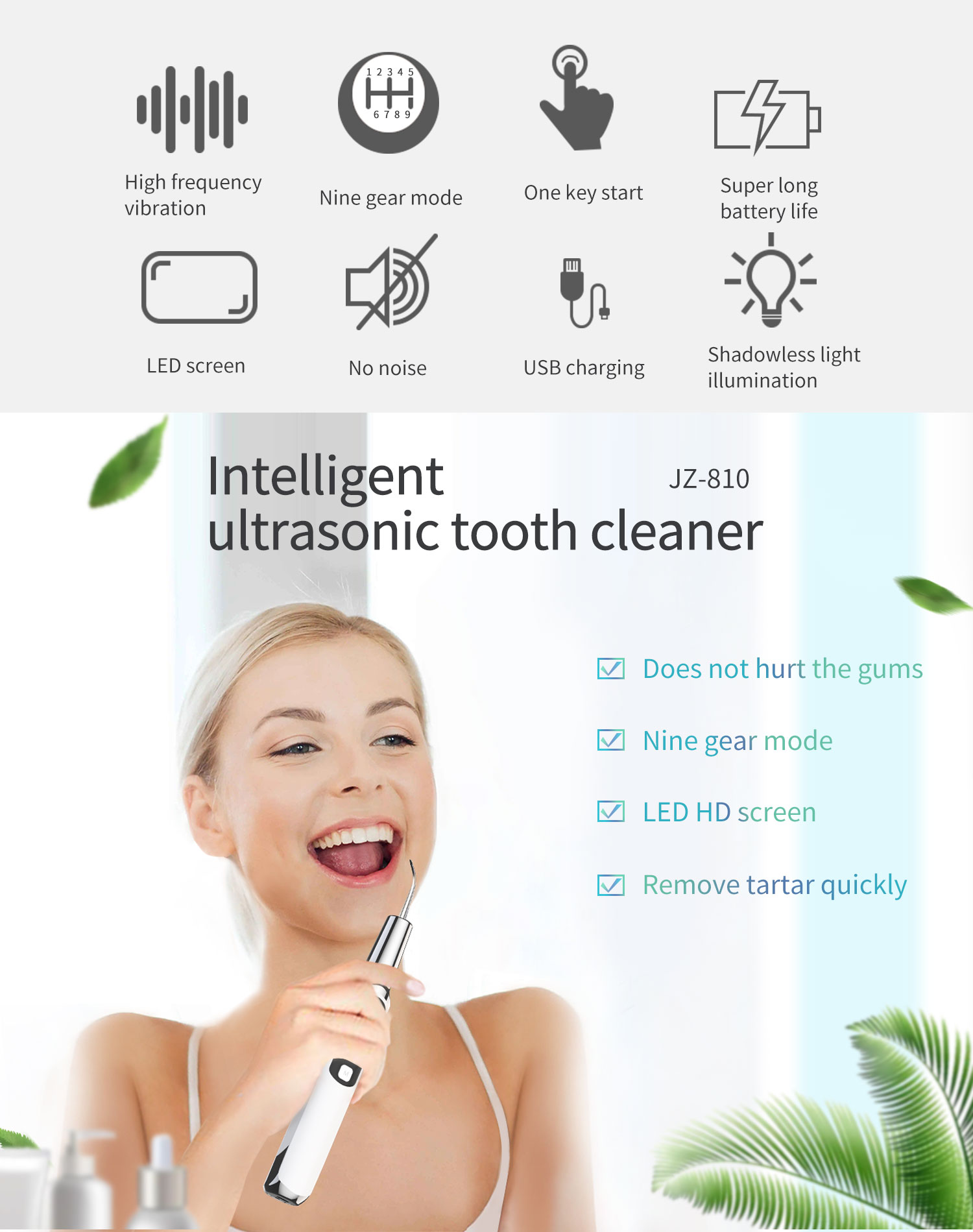 Electric Sonic Dental Calculus - Teeth Whitening Or Tooth Whitening 评论和价格