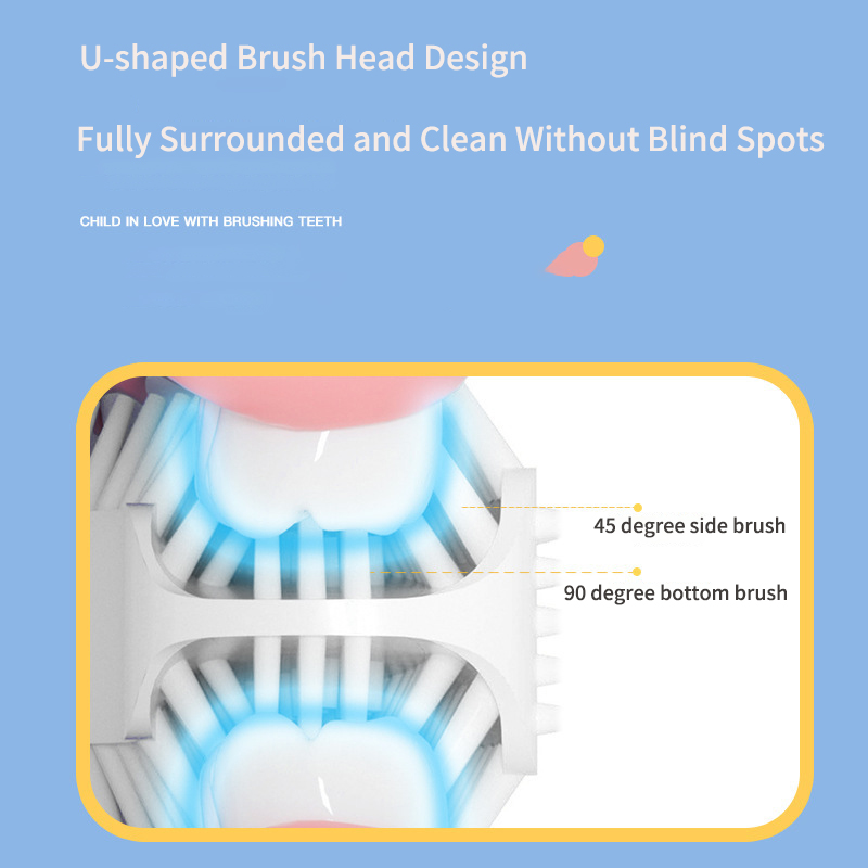 U Shaped Sonic Electric Toothb - Teeth Whitening Kit With Light 评论和价格