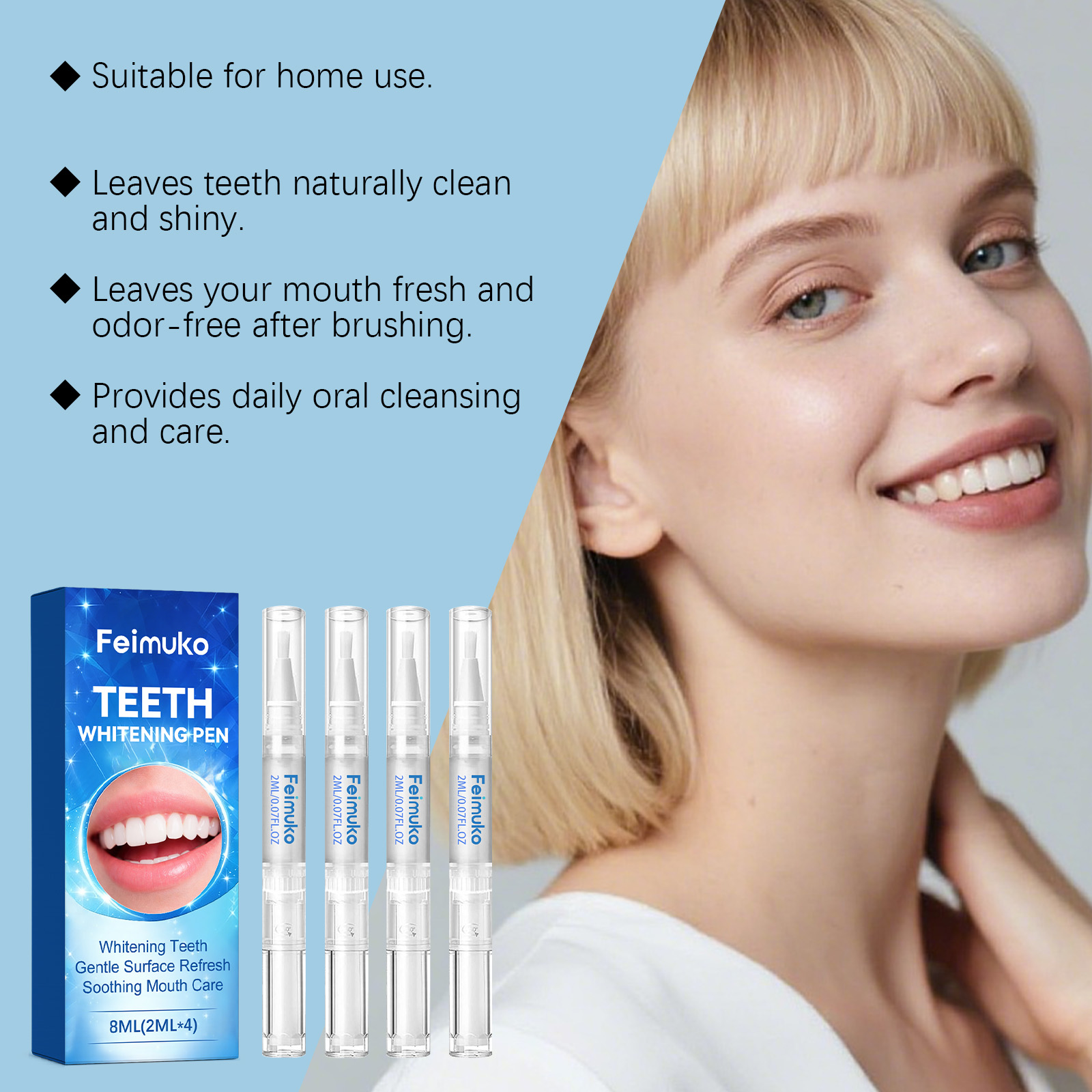 Feimuko 8ml Teeth Gel Pen Gent - Teeth Whitening Diy 评论和价格