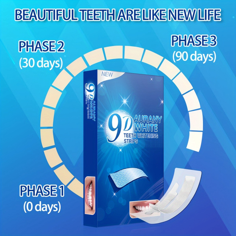 21 Pairs of 9D Aurany White Te - Teeth Whitening Diy 评论和价格