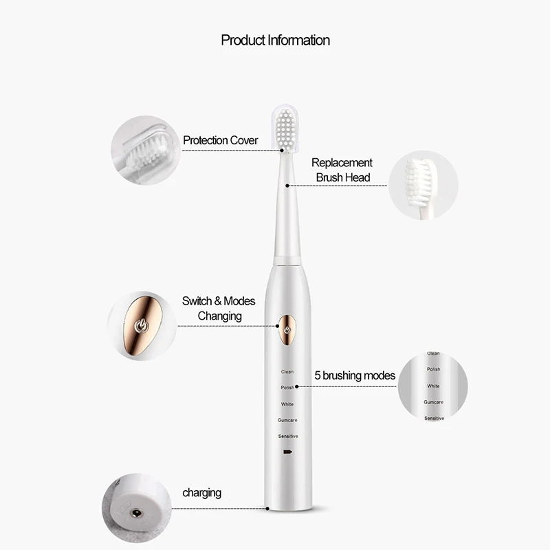 Ultrasonic Sonic Electric Toot - Teeth Whitening Or Tooth Whitening 评论和价格