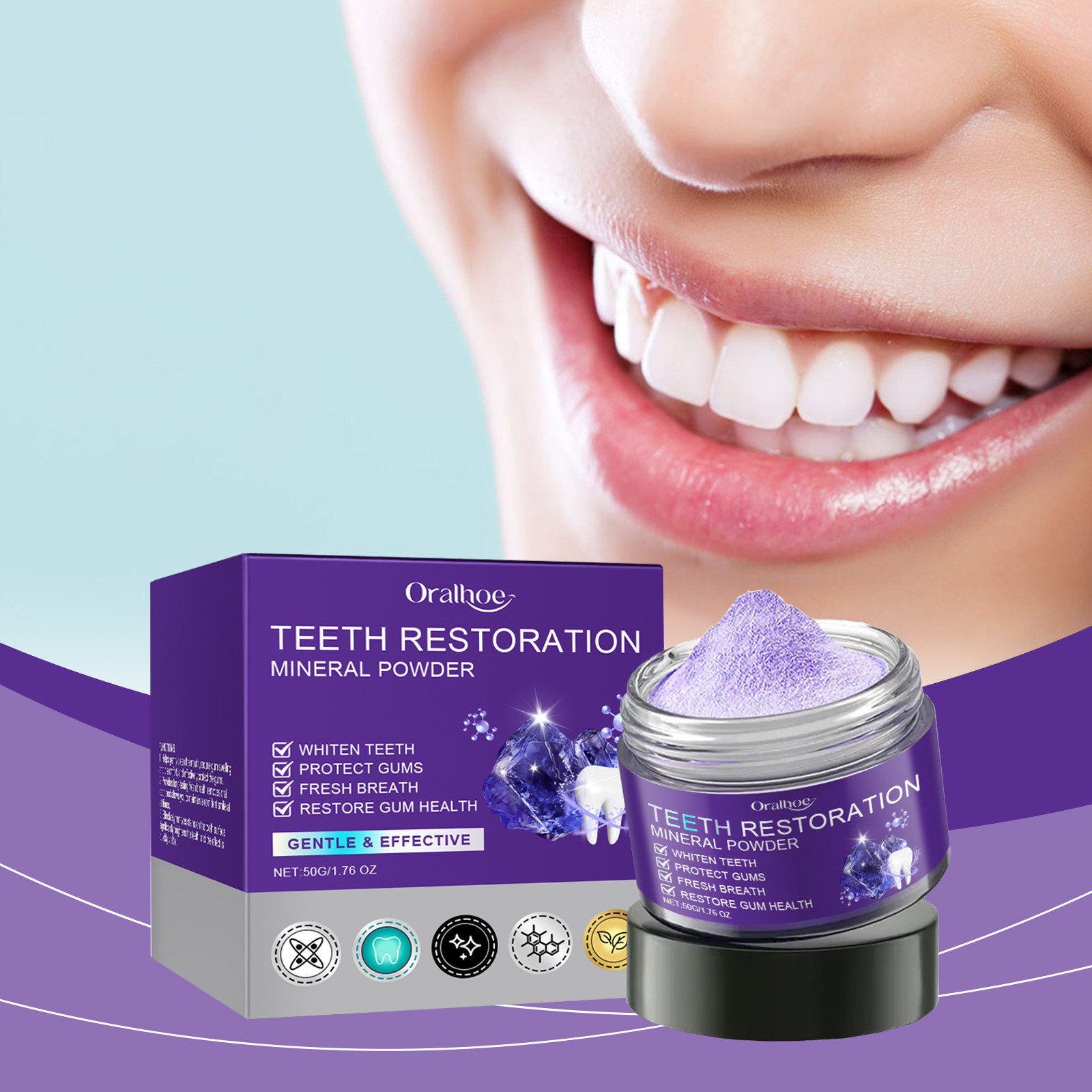 Teeth Restoration Mineral Powd - Teeth Whitening Diy 评论和价格