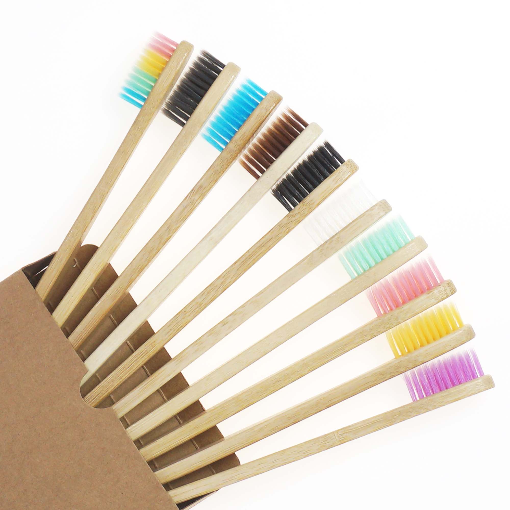 100PCS Colorful Natural Bamboo - Teeth Whitening Laser 评论和价格