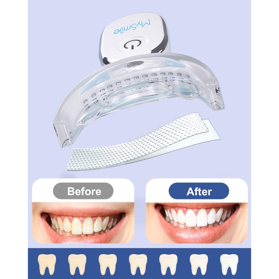 Teeth Whitening Strips Kit wit - Teeth Whitening Kit With Light 评论和价格