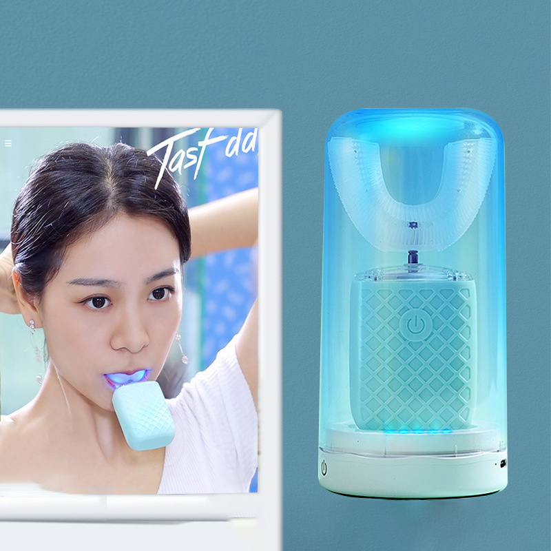 360 Degrees U Shape Electric T - Teeth Whitening Kit With Light 评论和价格