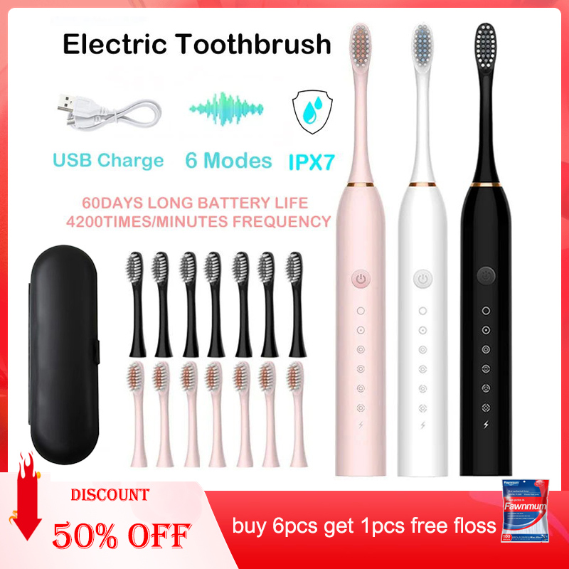 Sonic Electric Toothbrush Adul - Teeth Whitening Or Tooth Whitening 评论和价格