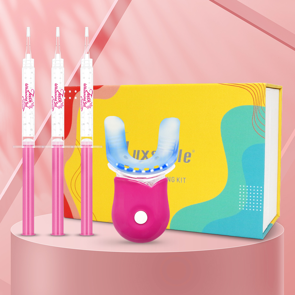 Teeth Whitening Kit with LED L - Teeth Whitening Bleaching Kit 评论和价格