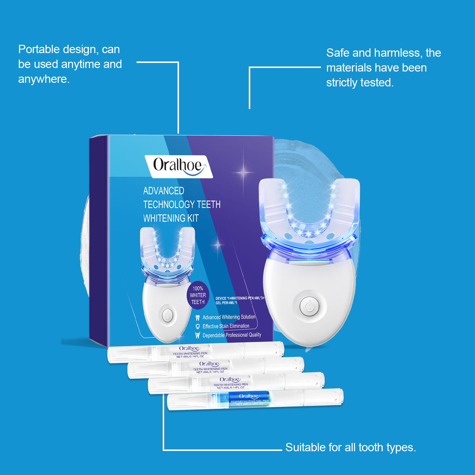 Professional Teeth Whitening L - Teeth Whitening Kit With Light 评论和价格